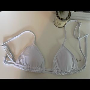 Shein white bathing suit top